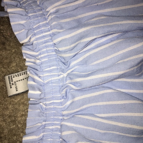 Blue & White striped Forever 21 dress - Picture 6 of 6